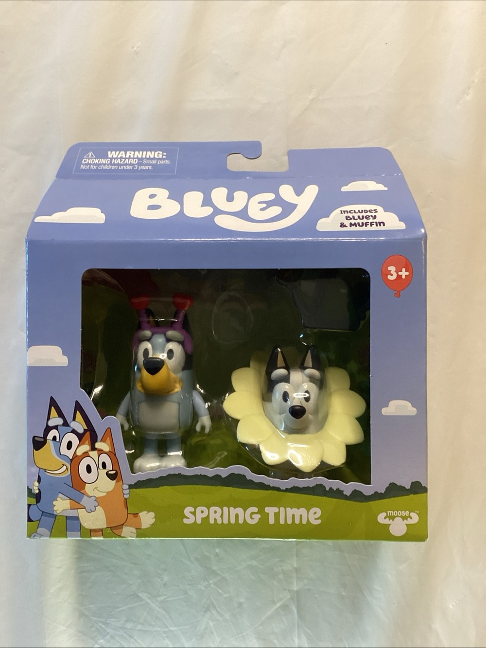 Bluey Spring Time Blue & Yellow Figure Playset by Bluey